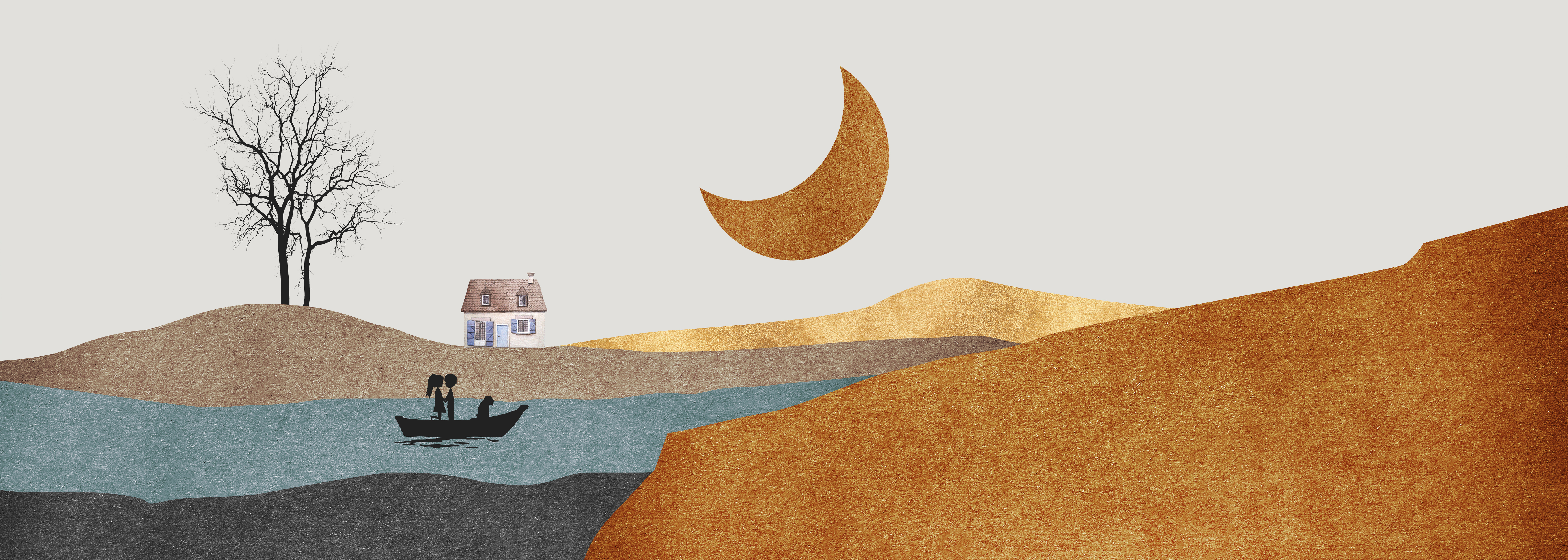 abstract-artistic-background-pattern-simple-beautiful-hand-drawn-paintings-golden-art-maste